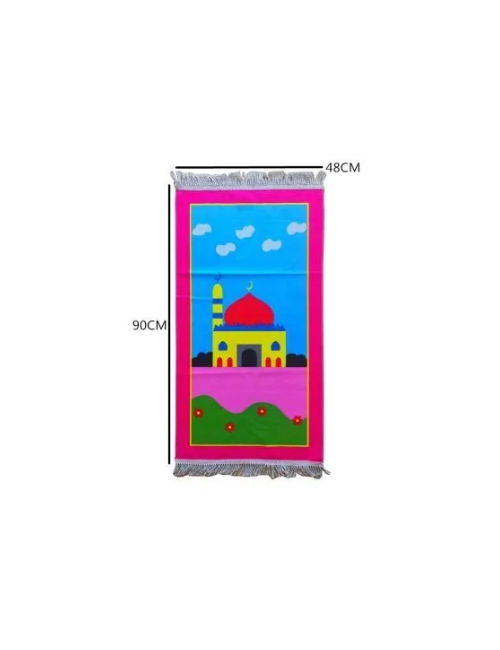 Lovely Mosque Kids Prayer Mat