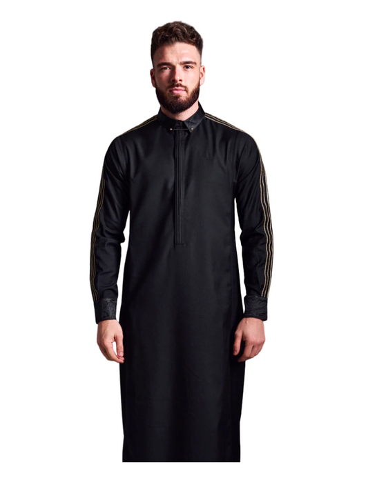 LAWUNG MEN'S BLACK THOBE FROM UK