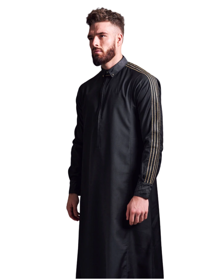 LAWUNG MEN'S BLACK THOBE FROM UK
