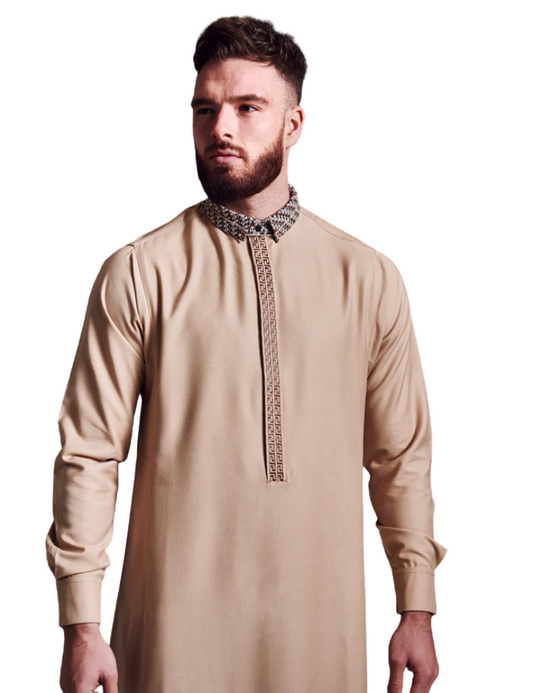 LAWUNG MEN'S BEIGE  THOBE FROM UK