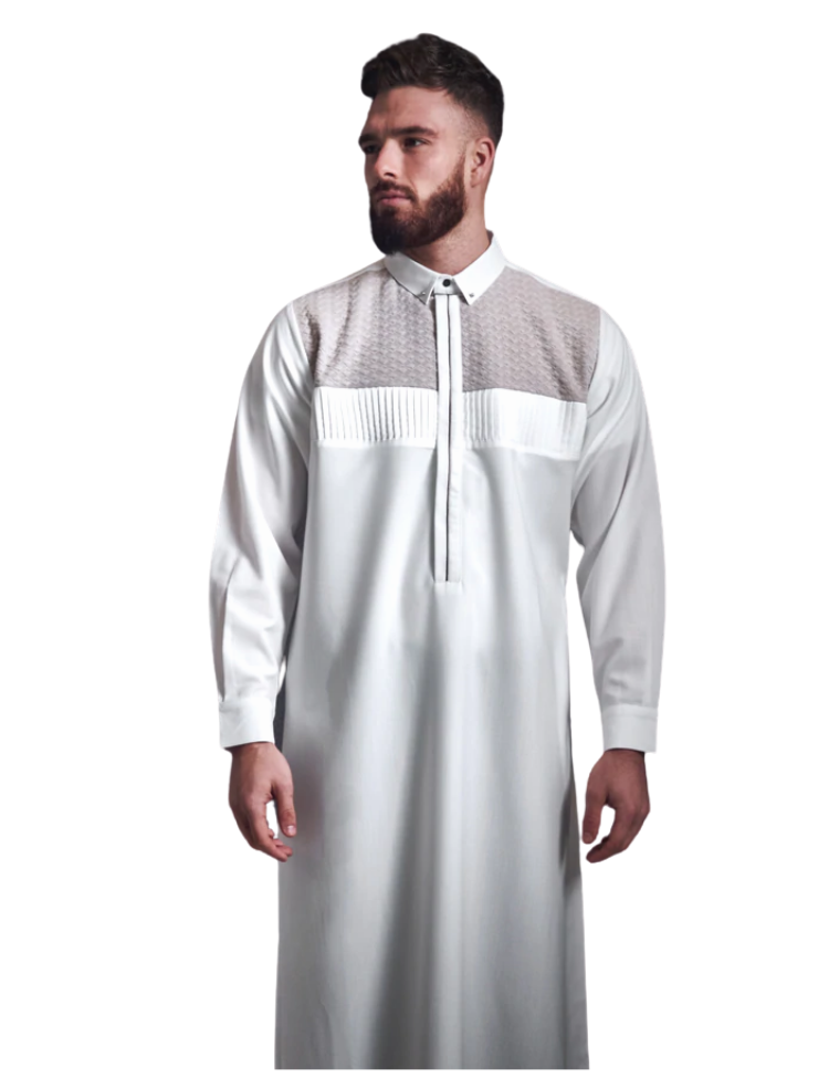 LAWUNG OFF WHITE MEN'S THOBE FROM UK
