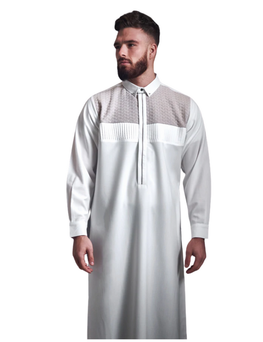 LAWUNG OFF WHITE MEN'S THOBE FROM UK