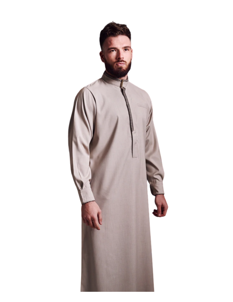 LAWUNG LIGHT BROWN MEN'S THOBE FROM UK