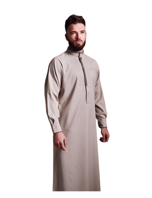 LAWUNG LIGHT BROWN MEN'S THOBE FROM UK