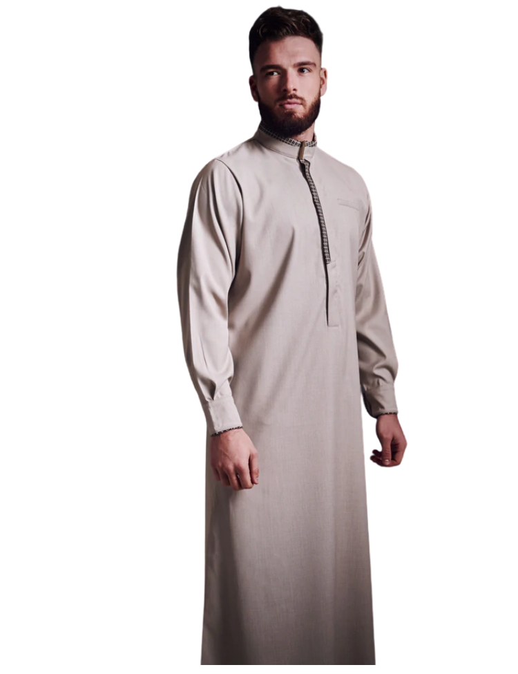 LAWUNG LIGHT BROWN MEN'S THOBE FROM UK
