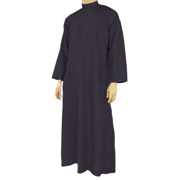 Plain black thoab haramain brand