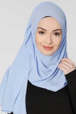Baby Blue Chiffon Hijab