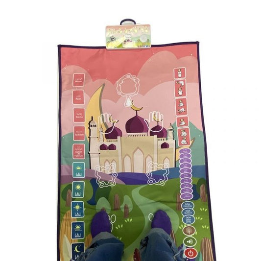 Educational prayer mat