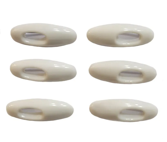 6 Set Safety Hijab Pins (Beige)