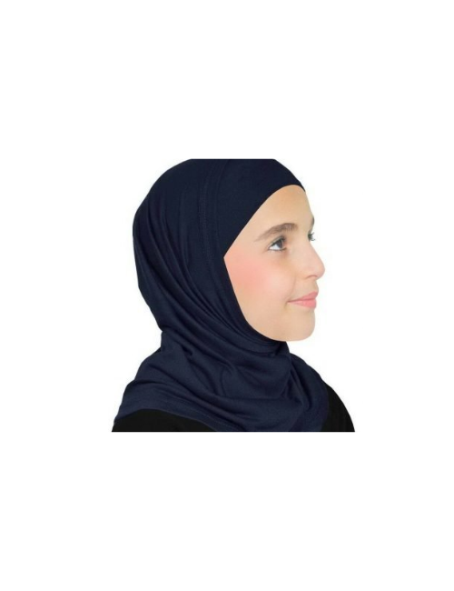 Girl One-Piece Hijab (Black)