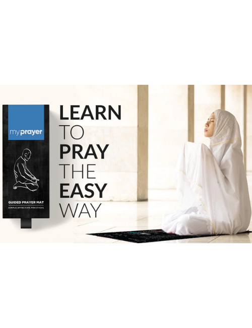 Guided Prayer Mat by Tenfold - for adults  (black)