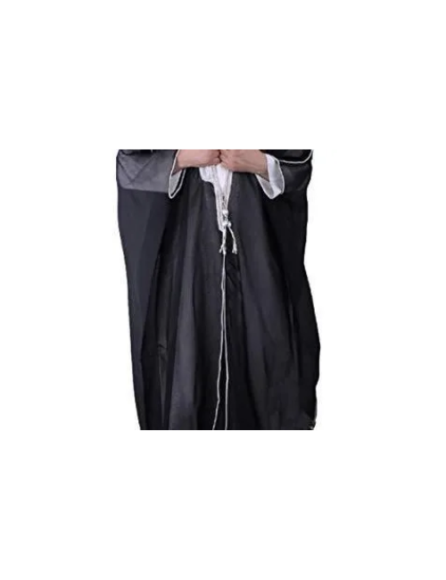 Saudi Bisht Robe (Silver Black)