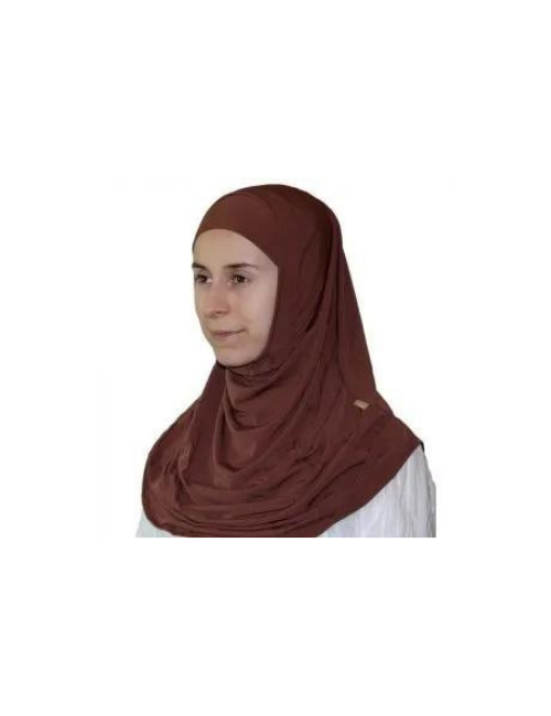 Al-Amira 2-Piece Hijab (Dark Brown)