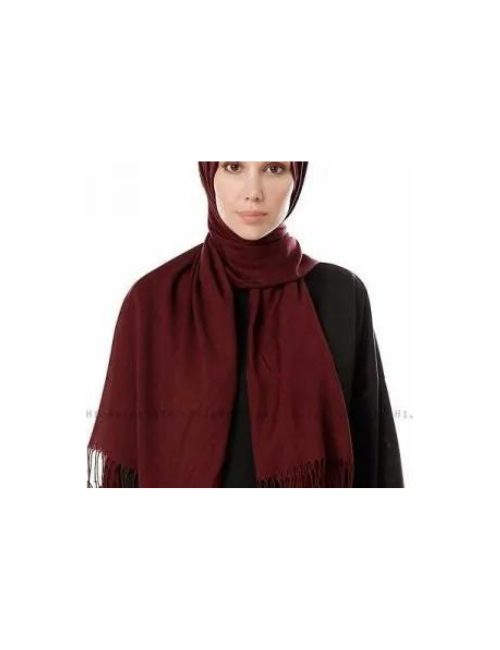 Burgundy Pashmina Hijab