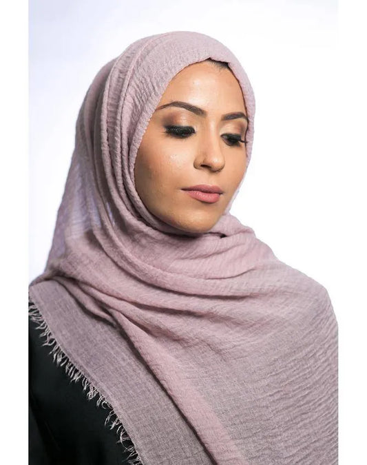 Lavender Crinkle Hijab