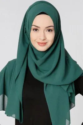 Aqua Green Chiffon Hijab